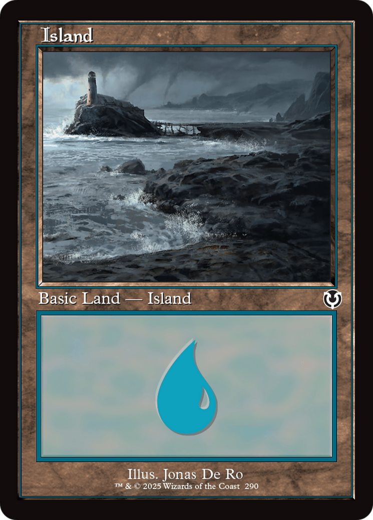 Island (Retro) (290) Foil - Innistrad Remastered