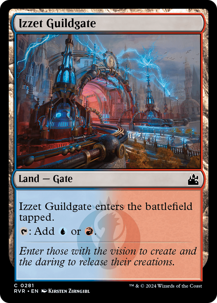 Izzet Guildgate (281) Foil - Ravnica Remastered