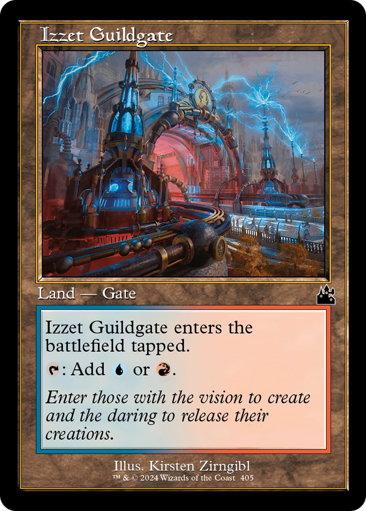 Izzet Guildgate (Retro) (405) Foil - Ravnica Remastered