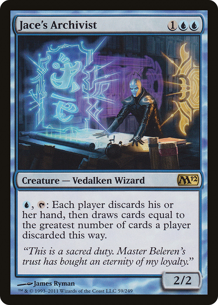 Jace's Archivist (059) Foil - Magic 2012