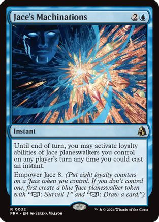 Jace's Machinations (032) Foil - Reality Fracture