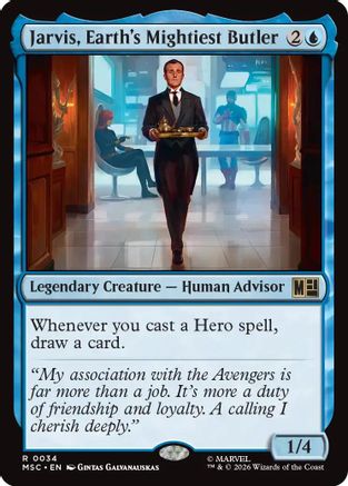 Jarvis, Earth's Mightiest Butler (034) - Commander: Marvel Super Heroes