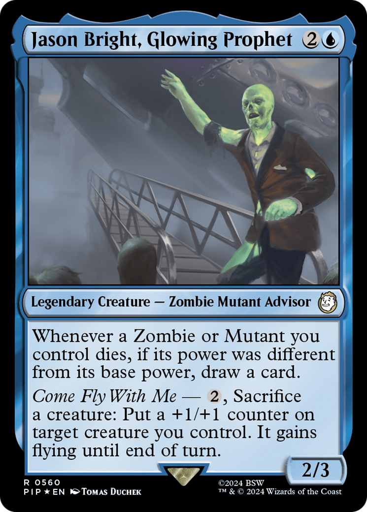 Jason Bright, Glowing Prophet (560) Surge Foil - Fallout