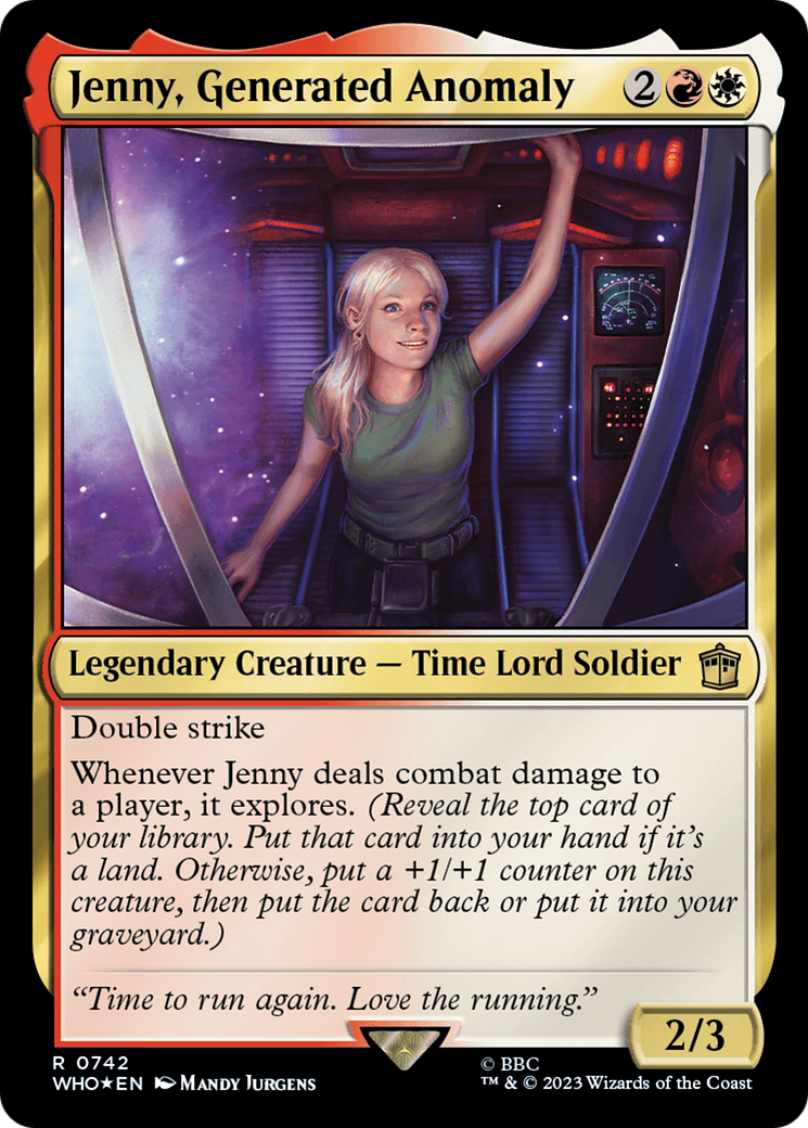 Jenny, Generated Anomaly (742) Surge Foil - Doctor Who