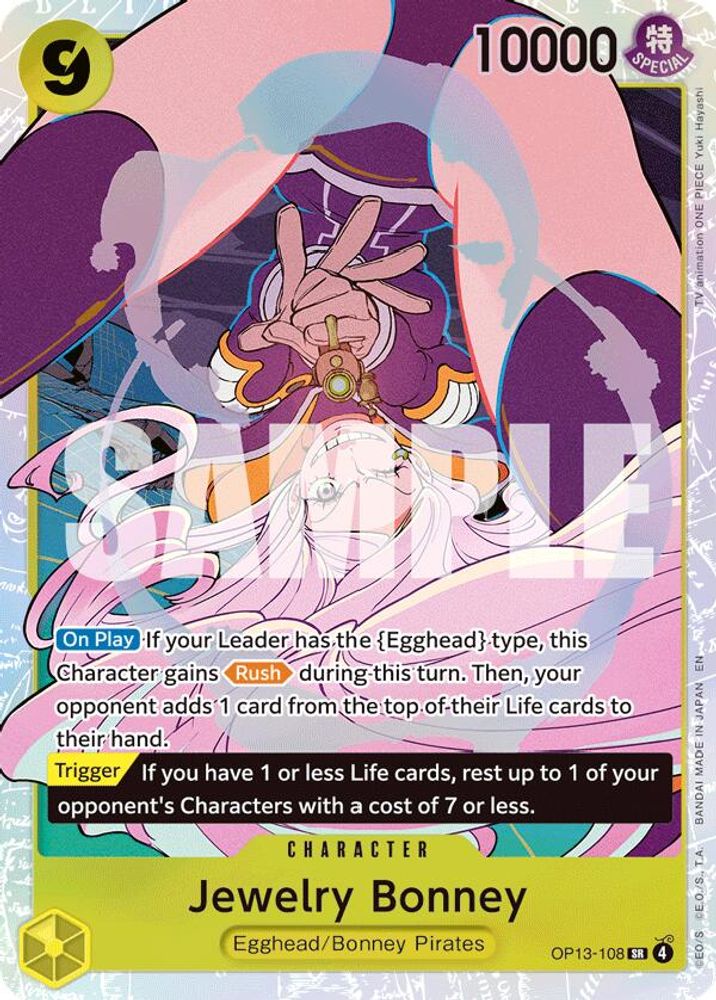 Jewelry Bonney (108) (OP13-108) Foil