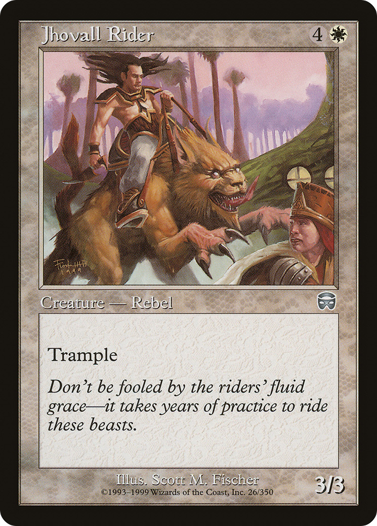 Jhovall Rider (026) - Mercadian Masques