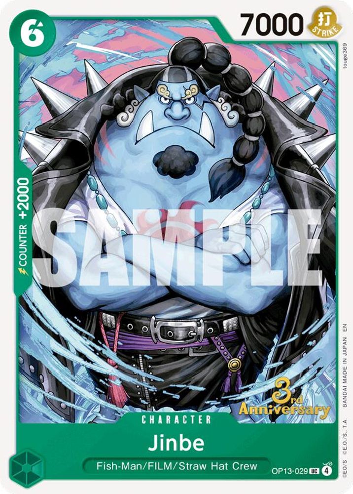 Jinbe (OP13-029) 3rd Anniversary Tournament Cards