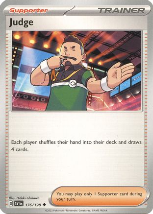 Judge (176) Reverse Holofoil - Scarlet & Violet