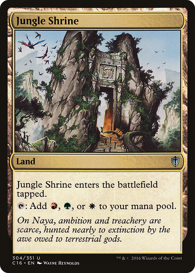 Jungle Shrine (304) - Commander 2016