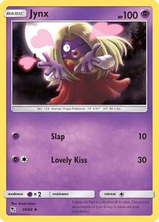 Jynx (30) Reverse Holofoil - Hidden Fates