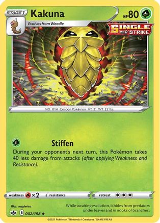 Kakuna (2) Reverse Holofoil - Chilling Reign