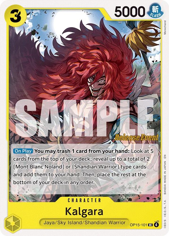 Kalgara (OP15-101) Release Event Cards