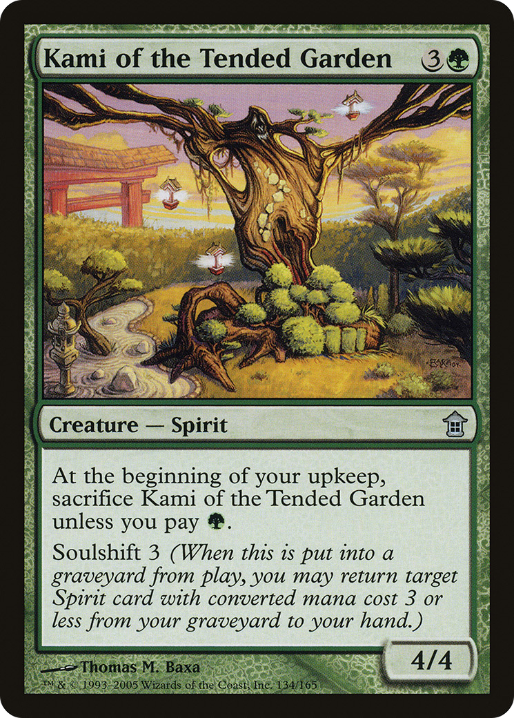 Kami of the Tended Garden (134) Foil - Saviors of Kamigawa