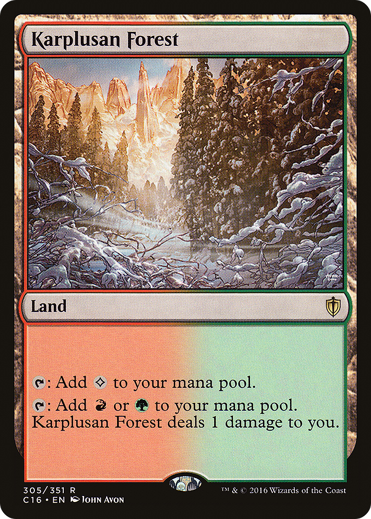 Karplusan Forest (305) - Commander 2016