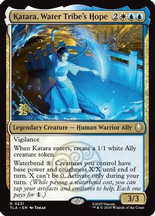 Katara, Water Tribe's Hope (Prerelease) (231) Foil - Avatar: The Last Airbender