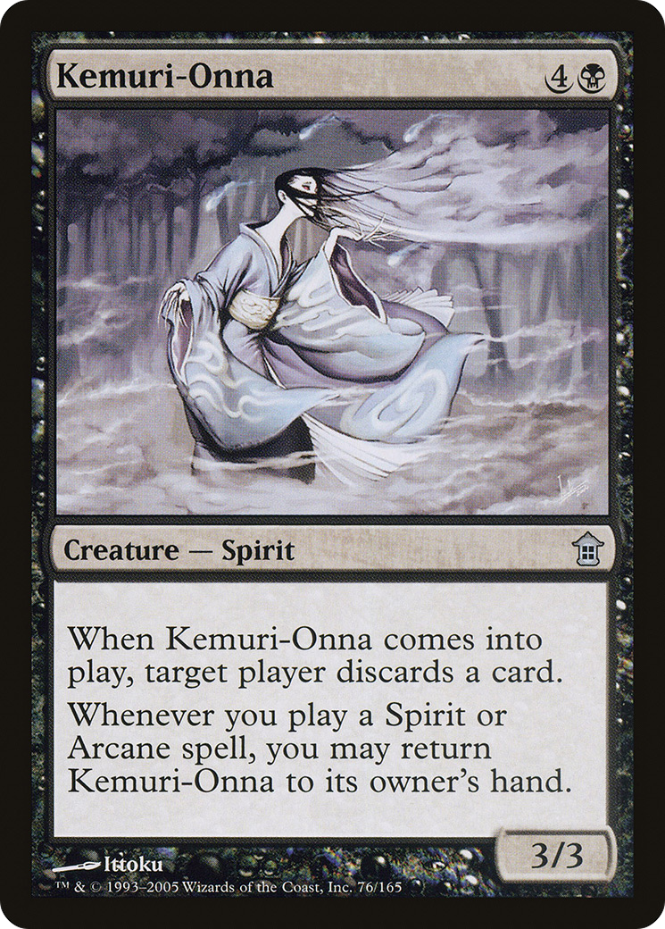 Kemuri-Onna (076) Foil - Saviors of Kamigawa