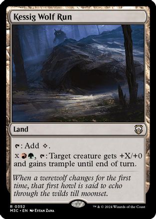 Kessig Wolf Run (352) Ripple Foil - Commander: Modern Horizons 3