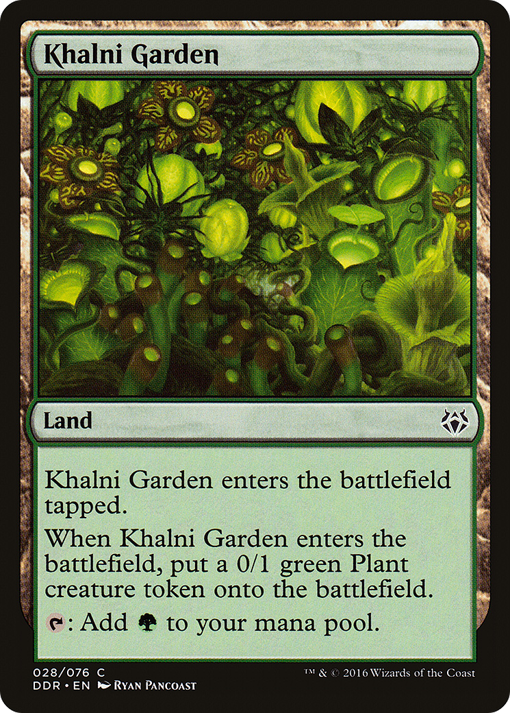 Khalni Garden (028) - Duel Decks: Nissa vs. Ob Nixilis