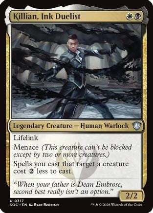 Killian, Ink Duelist (317) - Commander: Secrets of Strixhaven
