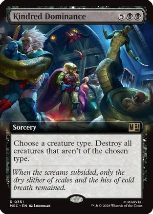 Kindred Dominance (Extended Art) (351) - Commander: Marvel Super Heroes