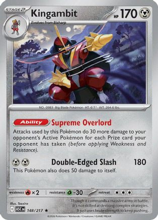 Kingambit (148) Holofoil - Ascended Heroes