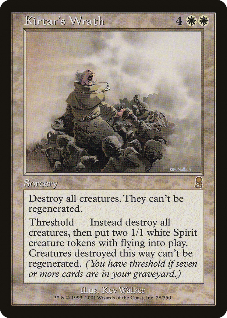 Kirtar's Wrath (028) Foil - Odyssey