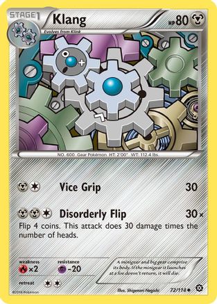 Klang (72) Reverse Holofoil - Steam Siege