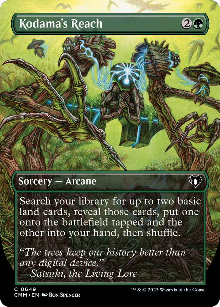 Kodama's Reach (Borderless) (649) - Commander Masters