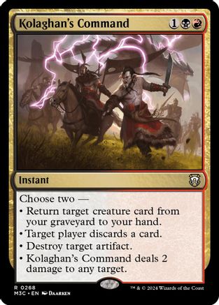 Kolaghan's Command (268) Ripple Foil - Commander: Modern Horizons 3
