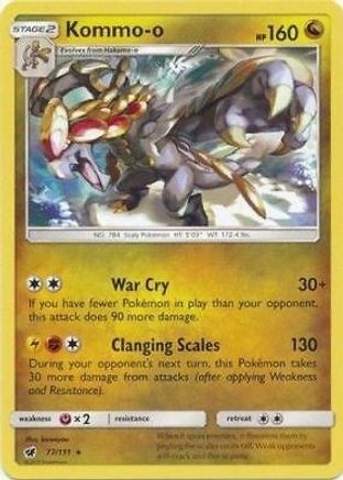 Kommo-o (Cracked Ice Holo) (Deck Exclusives) (77) Holofoil - Crimson Invasion