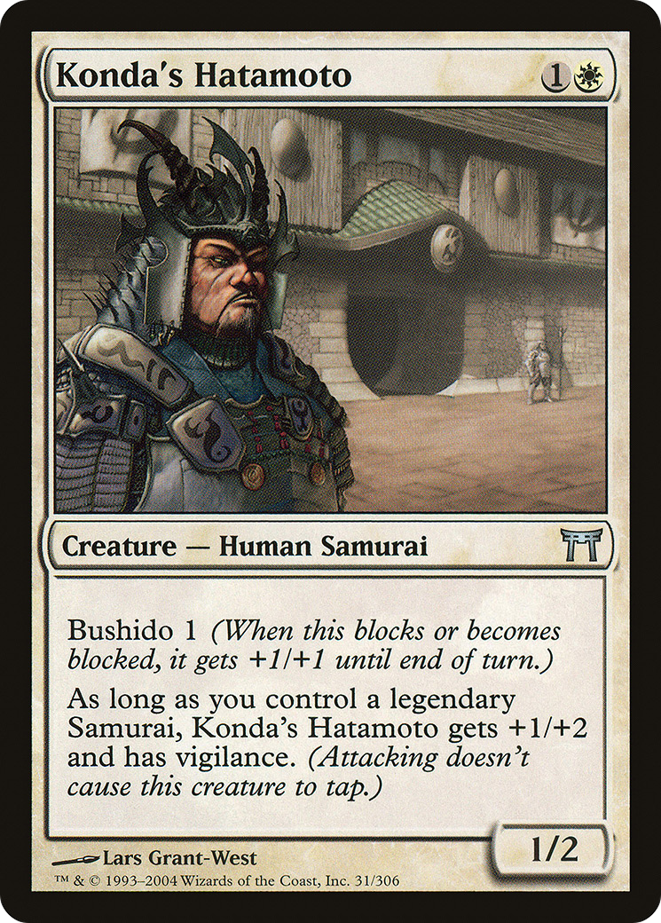 Konda's Hatamoto (031) - Champions of Kamigawa