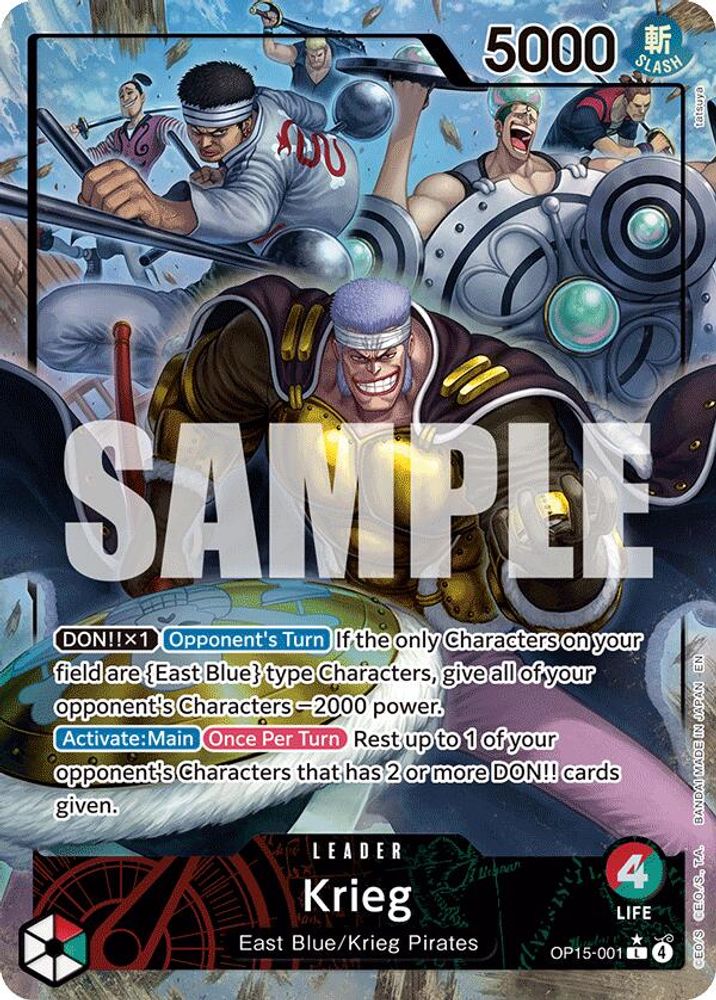 Krieg (Alternate Art) (OP15-001) Foil