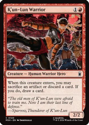 K'un-Lun Warrior (140) - Marvel Super Heroes