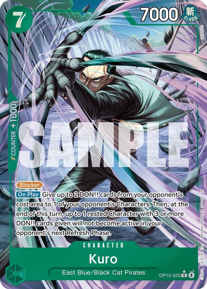 Kuro (Alternate Art) (OP15-025) Foil