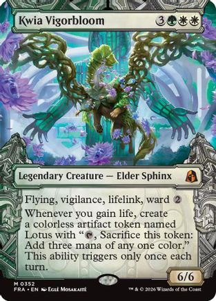 Kwia Vigorbloom (Sculptor's Stronghold Showcase) (352) Foil - Reality Fracture