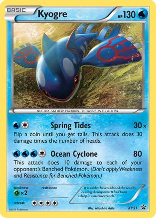 Kyogre (XY51) Holofoil - Black Star Promos
