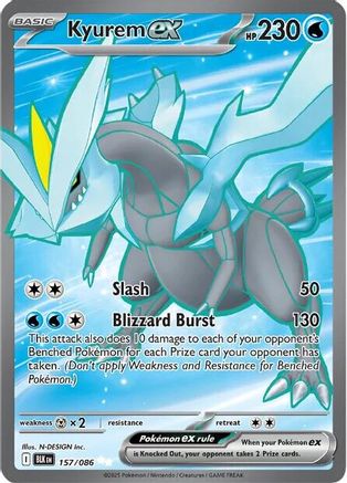 Kyurem ex (Full Art) (157) Holofoil - Black Bolt