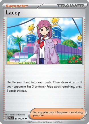 Lacey (114) Reverse Holofoil - Prismatic Evolutions