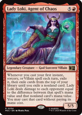 Lady Loki, Agent of Chaos (054) - Commander: Marvel Super Heroes