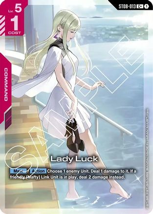 Lady Luck (C+) (ST08-013) Holofoil - Starter Deck 08: Flash of Radiance