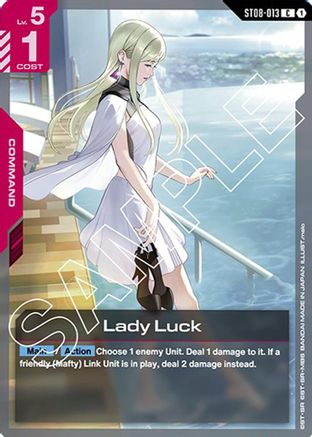 Lady Luck (ST08-013) - Starter Deck 08: Flash of Radiance