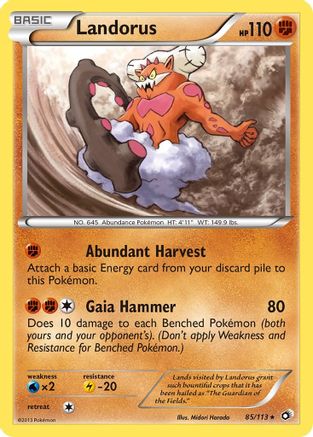 Landorus (85) Holofoil - Legendary Treasures