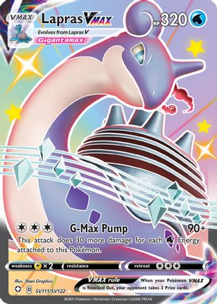 Lapras VMAX (SV111) (Shiny Vault) Holofoil - Shining Fates