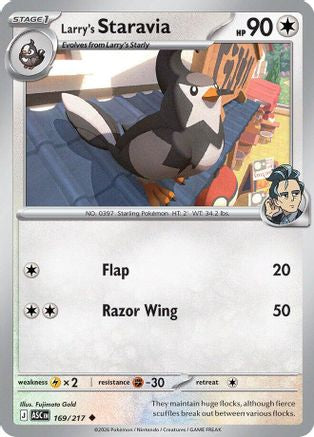 Larry's Staravia (169) Reverse Holofoil - Ascended Heroes