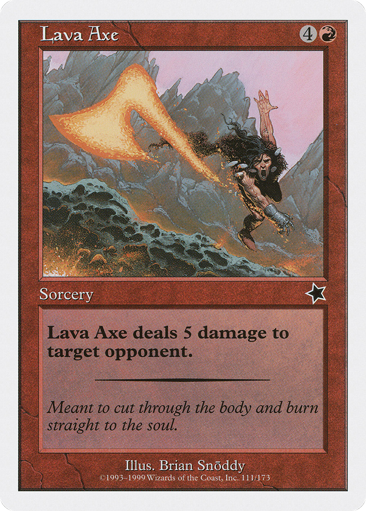 Lava Axe (111) - Starter 1999