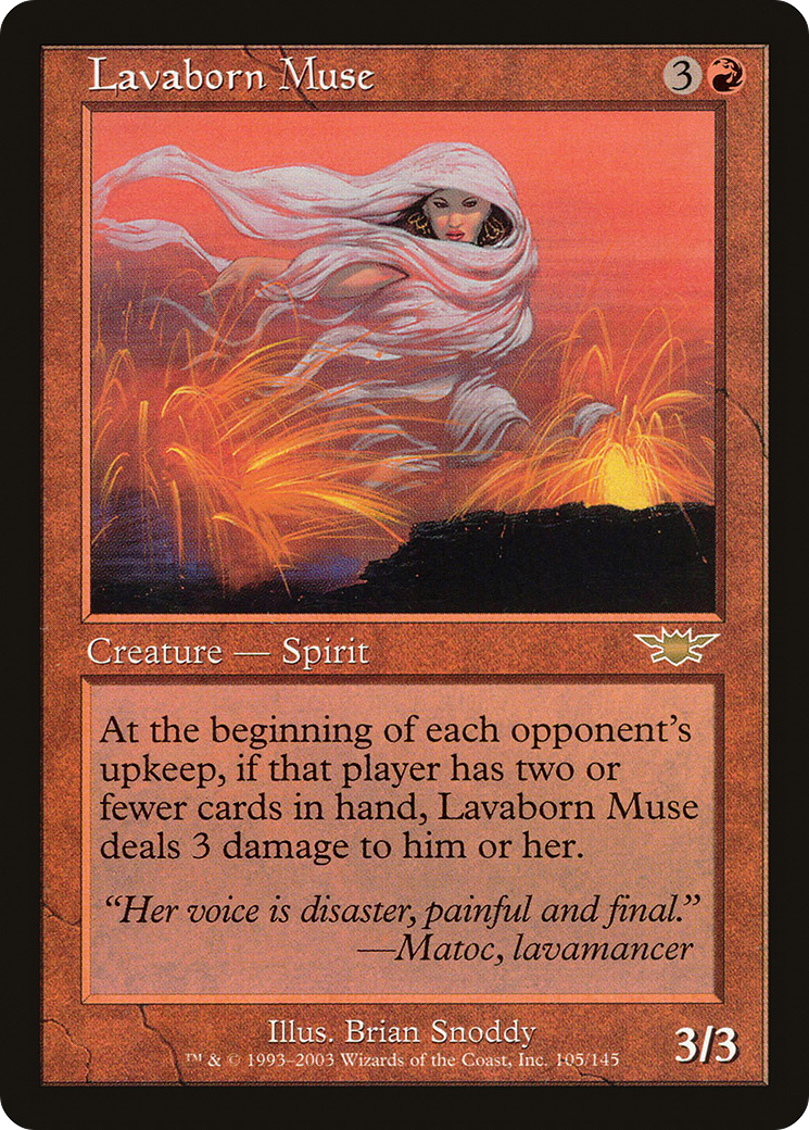 Lavaborn Muse (105) Foil - Legions