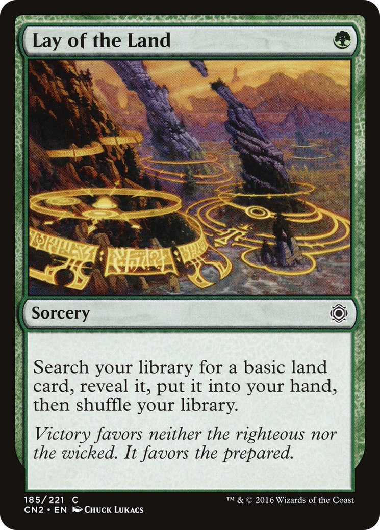 Lay of the Land (185) Foil - Conspiracy: Take the Crown