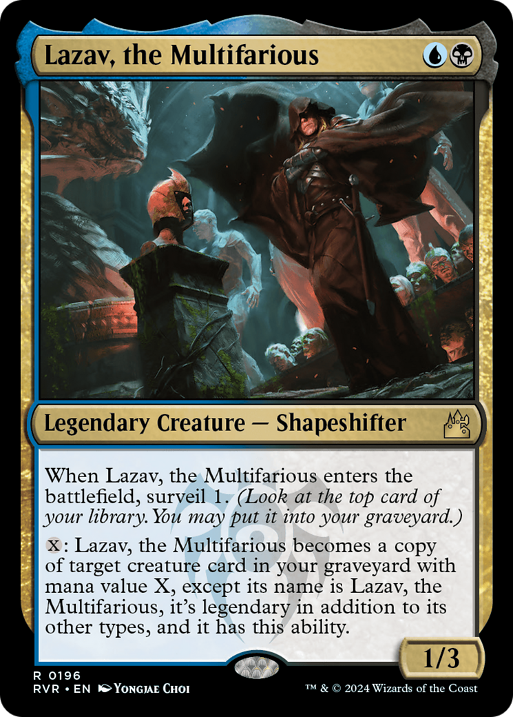 Lazav, the Multifarious (196) Foil - Ravnica Remastered