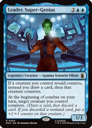 Leader, Super-Genius (064) Foil - Marvel Super Heroes