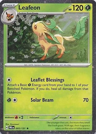 Leafeon (Cosmos Holo) (5) Holofoil - Miscellaneous Cards & Products